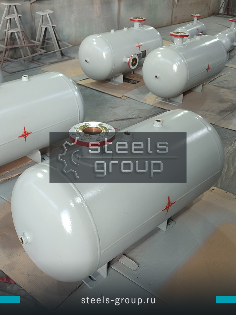 фото ресиверов сжатого газа в Батайске